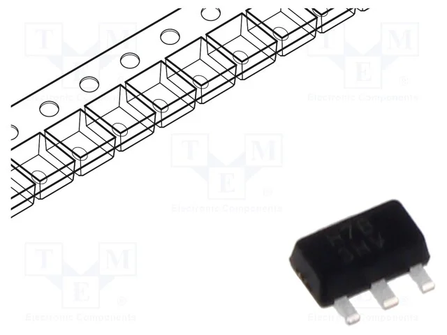 Ic: Estabilizador de Tens&atilde;o; Ldo,Linear,N&atilde;o Regulado; 3,3v; Smd