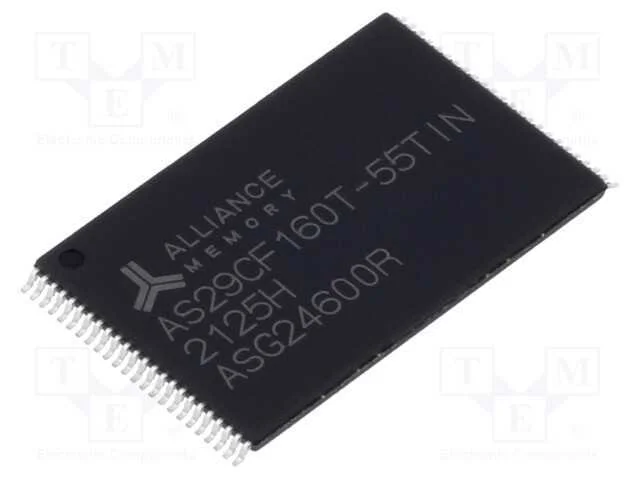 IC: mem&oacute;ria FLASH, 16MbFLASH, 2Mx8bit, 55ns, TSOP.