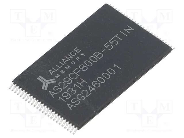 IC: mem&oacute;ria FLASH, 8MbFLASH, 1Mx8bit, 55ns, TSOP4.