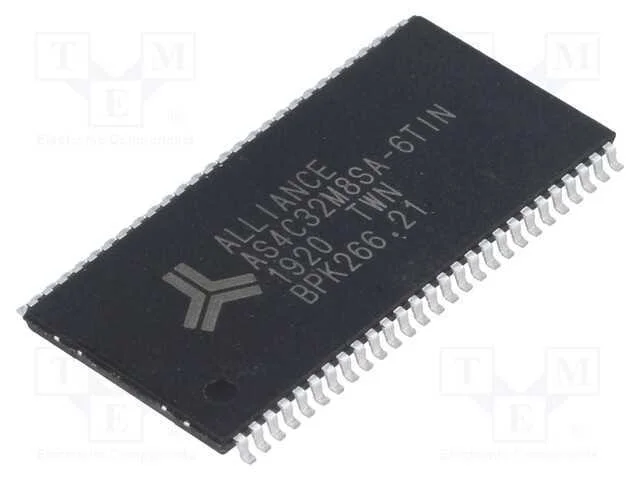 IC: mem&oacute;ria DRAM, 256MbDRAM, 32Mx8bit, 3,3V, 166M.