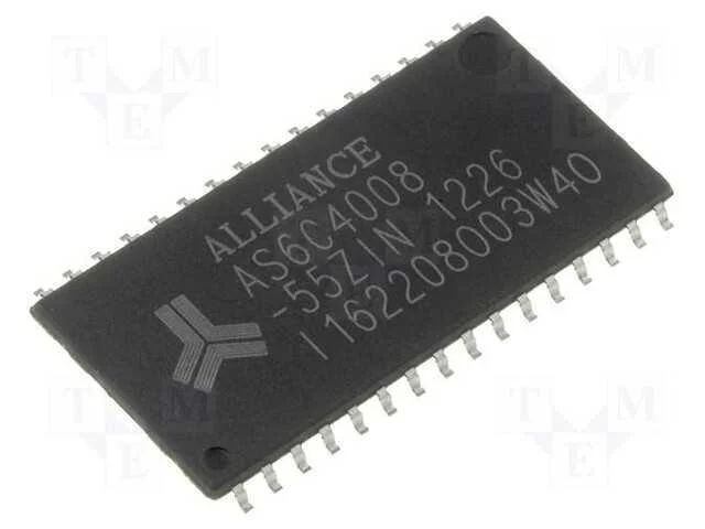 IC: mem&oacute;ria SRAM, 4MbSRAM, 512kx8bit, 2,7&divide;5V, 55n.