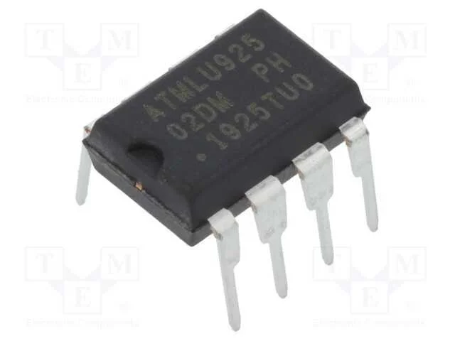 IC: mem&oacute;ria EEPROM, 2kbEEPROM, 2-wire,I2C, 256x8b.