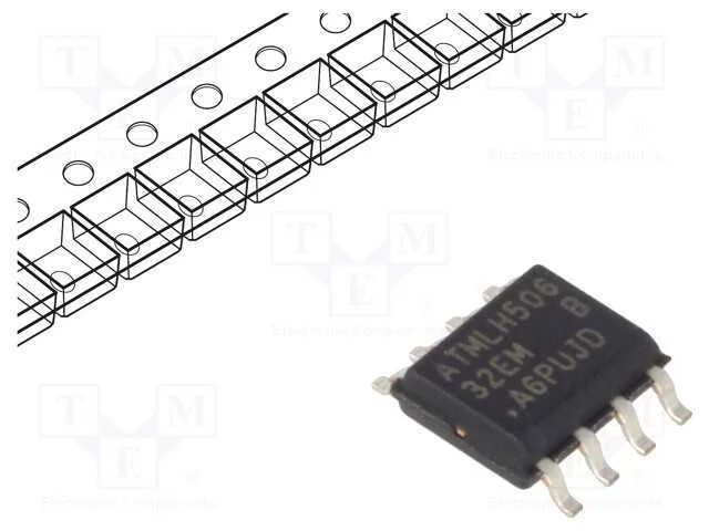 Ic: Mem&oacute;ria Eeprom; 32kbeeprom; I2c; 4kx8bit; 1,7&divide;3,6v; 1mhz; So8