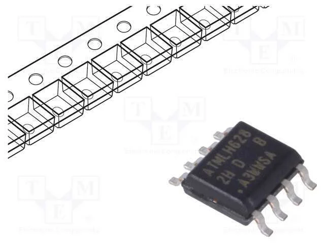 Ic: Mem&oacute;ria Eeprom; 2mbeeprom; I2c; 256kx8bit; 2,5&divide;5,5v; 1mhz; So8