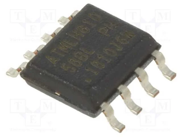 Ic: Mem&oacute;ria Eeprom; 8kbeeprom; Spi; 1024x8bit; 1,8&divide;5,5v; 20mhz; So8
