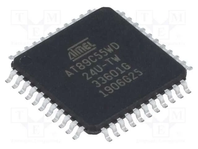 Ic: Microcontrolador 8051; Interface: Uart; 4&divide;5,5vdc; Tqfp44; At89