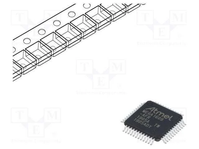 Ic: Microcontrolador Avr; Tqfp48; Interface: I2c,Pwm,Spi,Uart X4