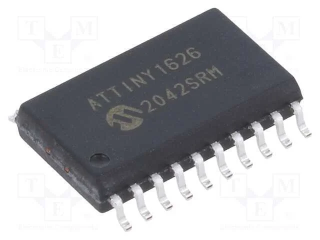 Ic: Microcontrolador Avr; So20; Interr.Exter: 18; Cmp: 1; Attiny