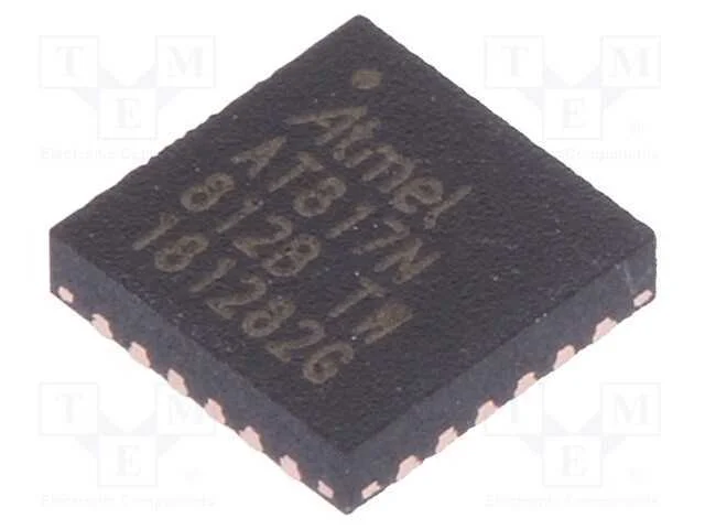 Ic: Microcontrolador Avr; Qfn24; Interr.Exter: 22; Cmp: 1; Attiny