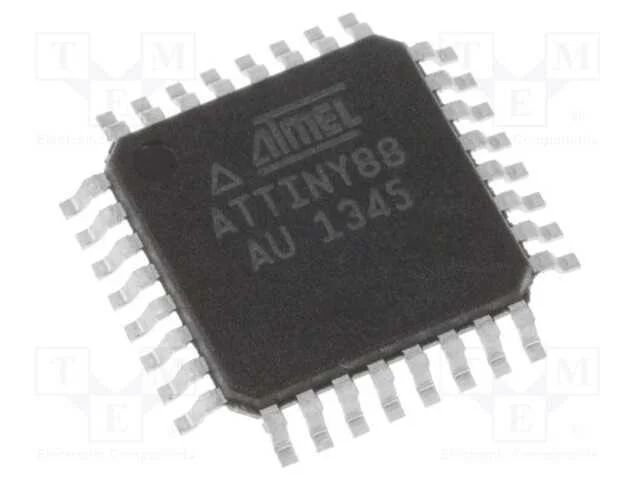 Ic: Microcontrolador Avr; Tqfp32; 1,8&divide;5,5vdc; Interr.Exter: 28