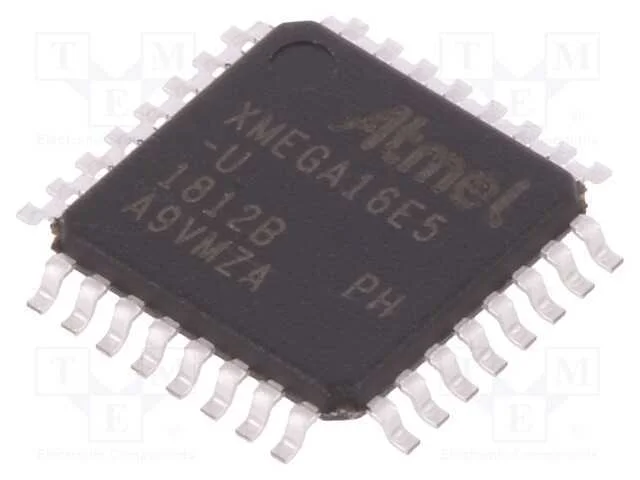 Ic: Microcontrolador Avr; Tqfp32; Interr.Exter: 26; Cmp: 2; Atxmega