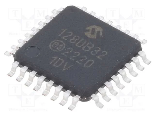 Ic: Microcontrolador Avr; Tqfp32; 1,8&divide;5,5vdc; Cmp: 3; Avr128