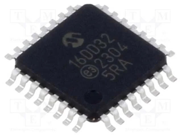 Ic: Microcontrolador Avr; Tqfp32; 1,8&divide;5,5vdc; Interr.Exter: 27