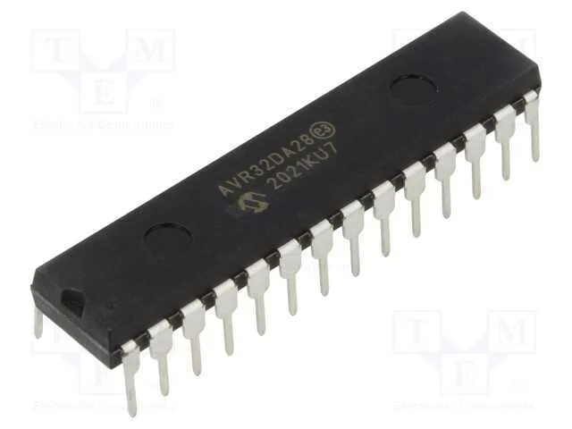 Ic: Microcontrolador Avr; Spdip28; 1,8&divide;5,5vdc; Interr.Exter: 23