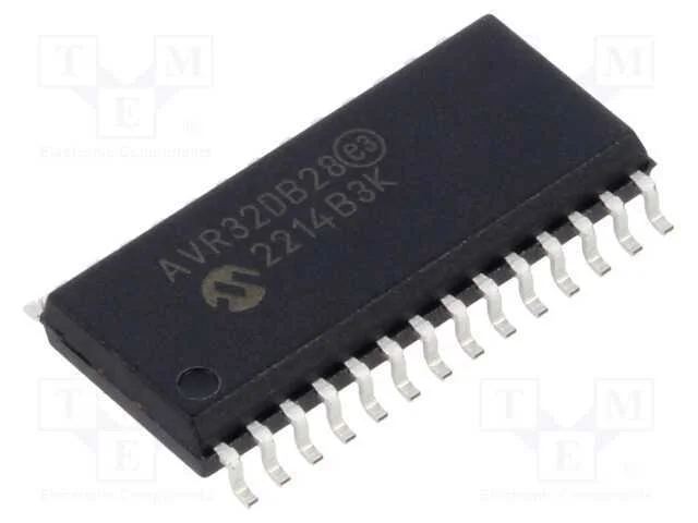 Ic: Microcontrolador Avr; Soic28; Interr.Exter: 22; Cmp: 3; Avr32