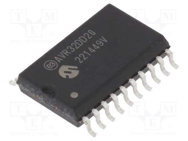 Ic: Microcontrolador Avr; Soic20; Interr.Exter: 17; Cmp: 1; Avr32