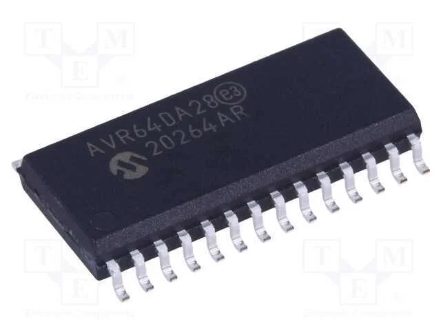 Ic: Microcontrolador Avr; So28; 1,8&divide;5,5vdc; Cmp: 3; Avr64; Avr-Da