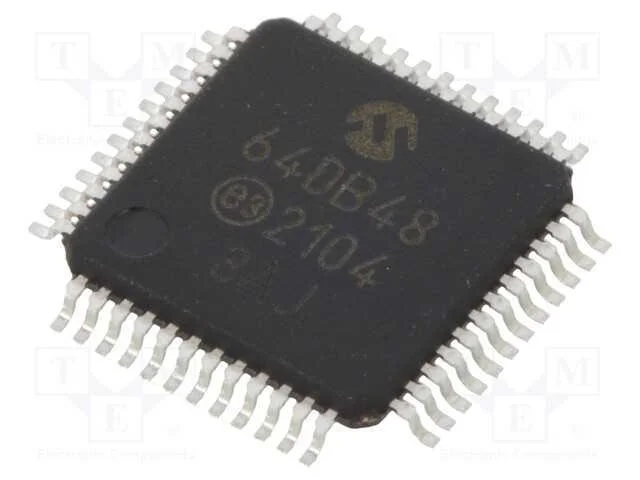 Ic: Microcontrolador Avr; Tqfp48; Interr.Exter: 41; Cmp: 3; Avr64