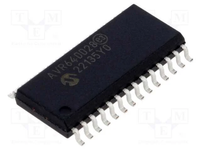 Ic: Microcontrolador Avr; So28; 1,8&divide;5,5vdc; Cmp: 1; Avr64; Avr-Dd