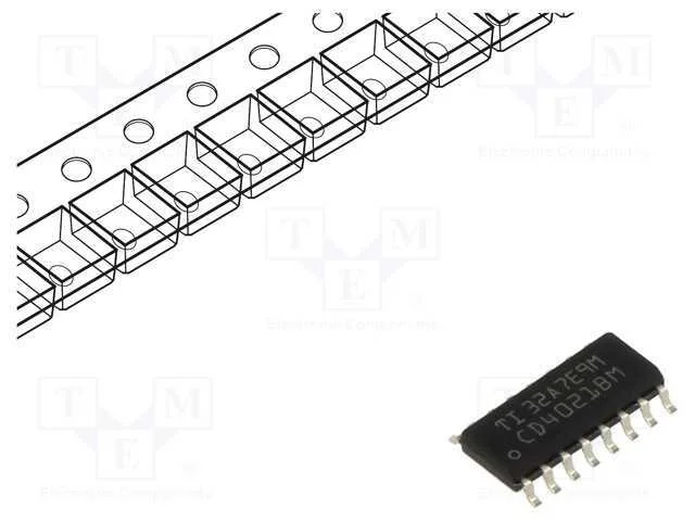 Ic: Digital; Registo Est&aacute;tico de Deslocamento; Ch: 8; Cmos; Smd