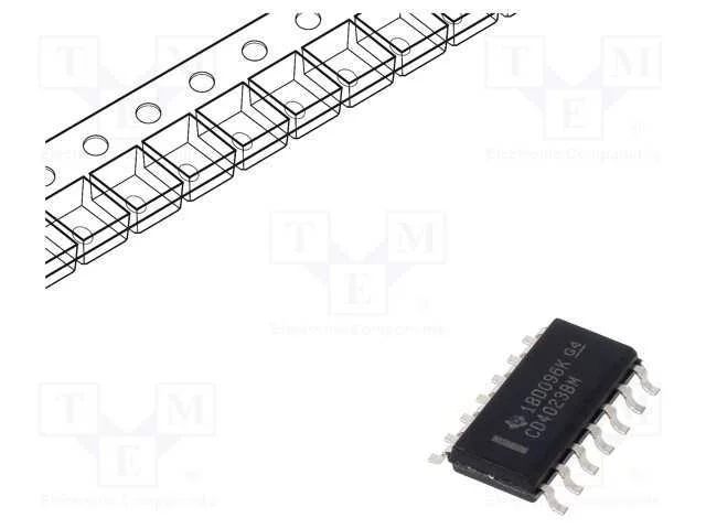 Ic: Digital; Nand; Ch: 4; In: 2; Cmos; Smd; Soic14; 3&divide;18vdc; -55&divide;125&deg;c