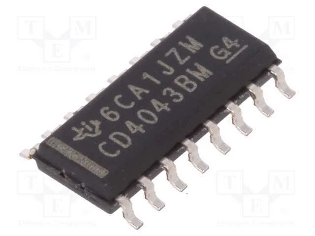Ic: Digital; Fecho Rs; Ch: 4; Cmos; Smd; So16; Cd4000