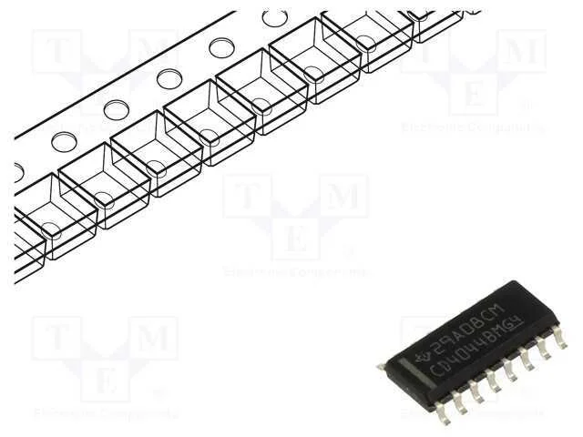Ic: Digital; Fecho Rs; Ch: 4; Cmos; Smd; Sop16; Cd4000