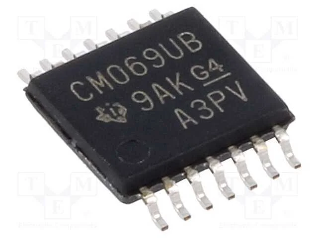 Ic: Digital; Not; Ch: 6; In: 1; Cmos; Smd; Tssop14; 3&divide;18vdc; -55&divide;125&deg;c