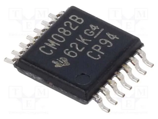 Ic: Digital; And; Ch: 2; In: 4; Cmos; Smd; Tssop14; 3&divide;18vdc; -55&divide;125&deg;c