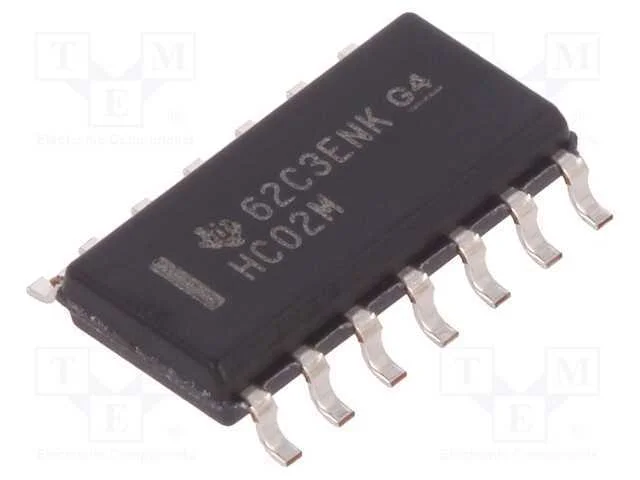 Ic: Digital; Nor; Ch: 4; In: 2; Cmos; Smd; So14; 2&divide;6vdc; -55&divide;125&deg;c; Hc