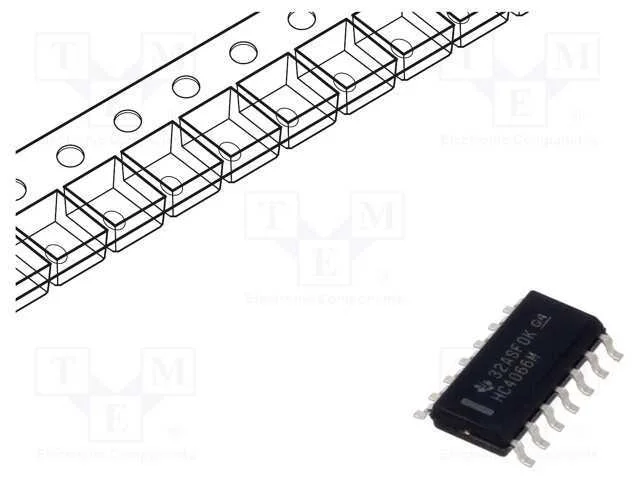 Ic: Digital; Bilateral,Interruptor; Ch: 4; Smd; Soic14; 2&divide;10vdc; Hc