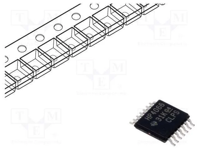 Ic: Digital; Interruptor; Ch: 4; Smd; Tssop14; 2&divide;10vdc; Hc