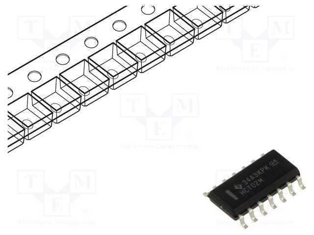 Ic: Digital; Nor; Ch: 4; In: 2; Smd; So14; 4,5&divide;5,5vdc; Hct