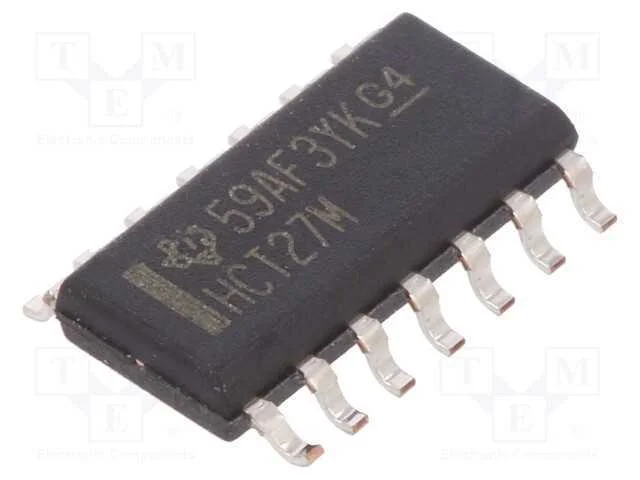 IC: digital, NOR, Ch: 3, IN: 3, SMD, SO14, 4,5&divide;5,.