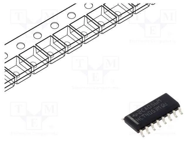 IC: digital, demultiplexor,multiplexor, SMD, SOIC.