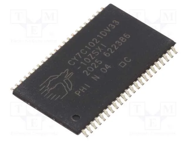 Ic: Mem&oacute;ria Sram; 1mbsram; 64kx16bit; 3&divide;3,6v; 10ns; Tsop44 Ii
