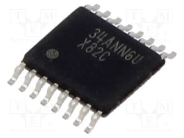 IC: Conversor D/A, 8bit, 220ksps, Ch: 8, TSSOP16,.