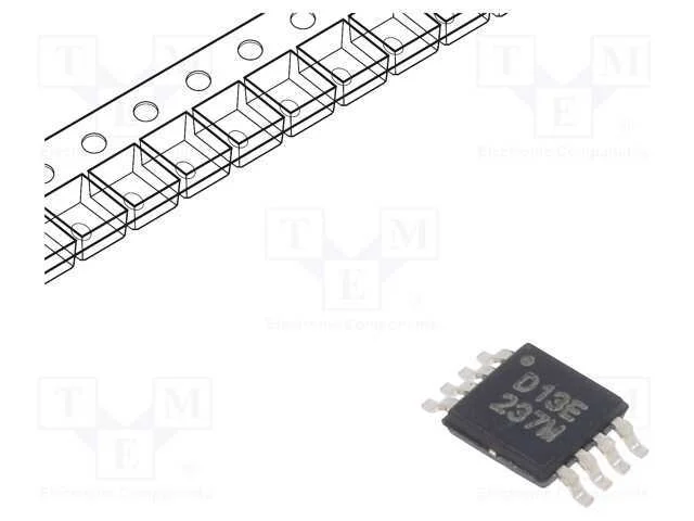 IC: Conversor D/A, 12bit, 30MHz, Ch: 1, 2,7&divide;5,5V,.