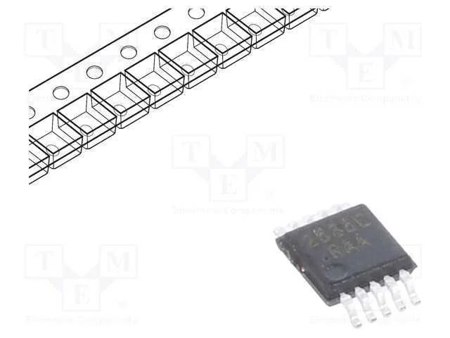 Ic: Comutador Analógico; Spdt; Ch: 2; Msop10; 1,65÷5,5v; Rolo,Fita