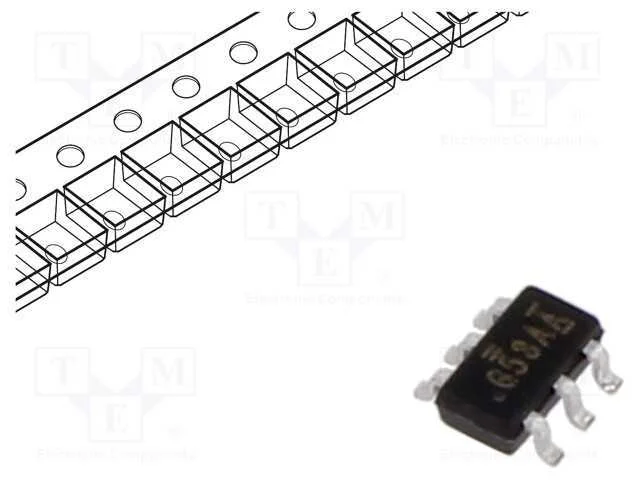 Ic: Comutador Analógico; Spst-Nc; Ch: 1; Tsop6; 4,5÷20v,7÷36v