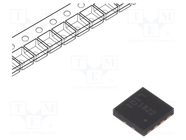 Ic: Driver; Trans&iacute;stor Individual; Controlador Led; Dfn8; 800ma