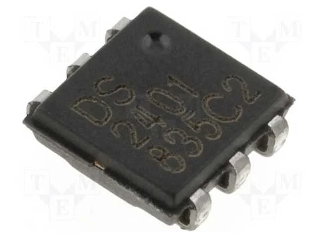 IC: mem&oacute;ria, ROM, 8BROM, TSOC6, em s&eacute;rie, SMD, 2,.