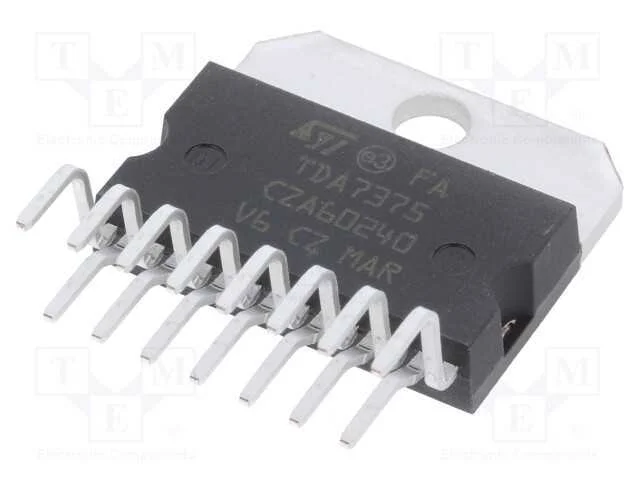 IC: amplificador &aacute;udio, Psai: 40W, stereo, 8&divide;18VD.