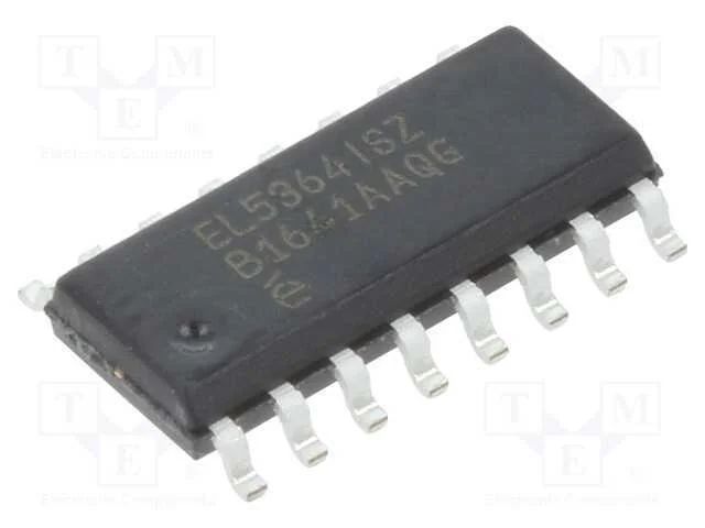 IC: amplificador operacional, 600MHz, Ch: 3, SO16
