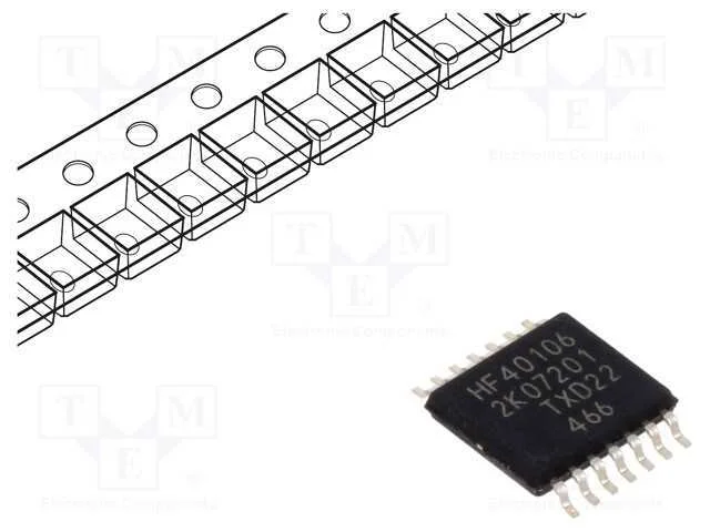 IC: digital, NOT, Ch: 6, IN: 6, CMOS, SMD, TTSOP1.