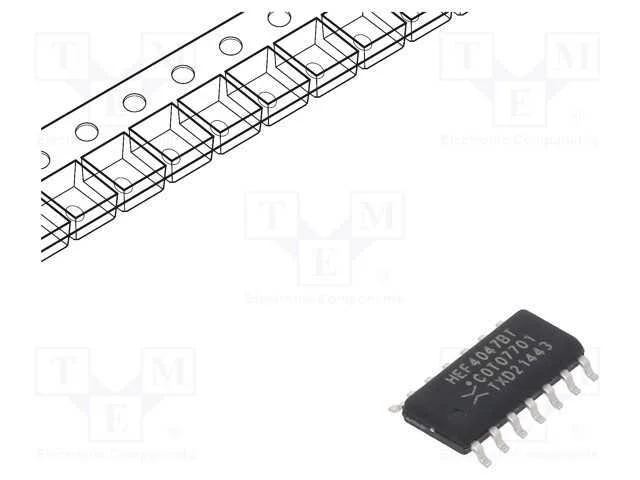 Ic: Digital; Estável/Monoestável,Multi Vibrador; Cmos; Smd; Sop14