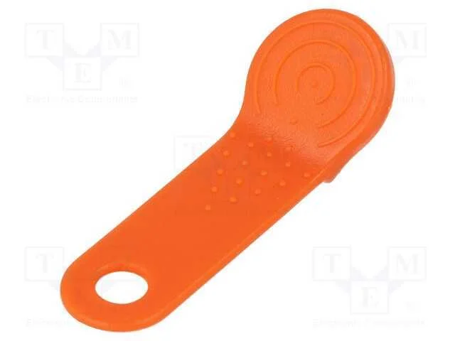 Suporte para Mem&oacute;ria de Pellets em Um Chaveiro; Laranja