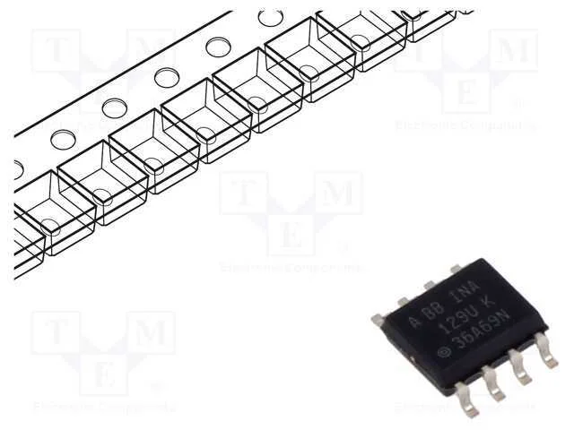 Ic: Amplificador de Medição; 1,3mhz; Ch: 1; So8; 4,5÷36vdc; Ib: 10na