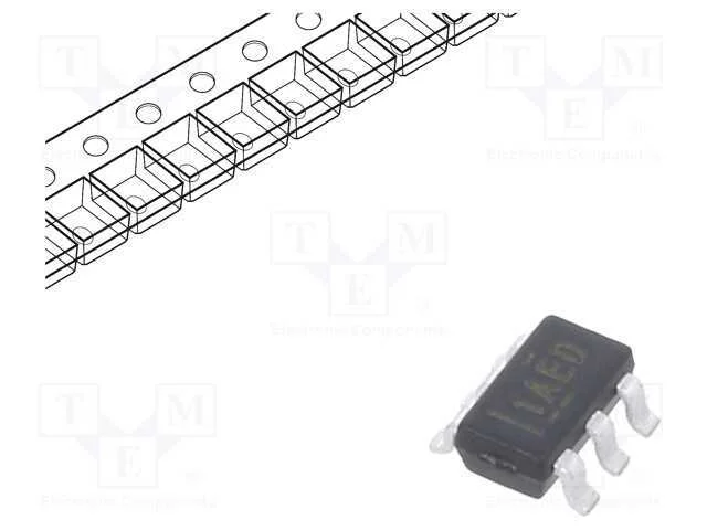 Ic: Amplificador de Medi&ccedil;&atilde;o; 210khz; Ch: 1; Sot23-6; 50v/V; 100uv