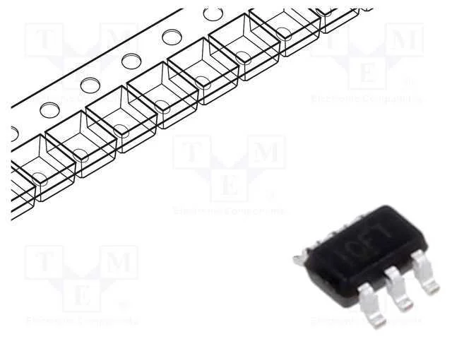 Ic: Amplificador de Medi&ccedil;&atilde;o; 80khz; Ch: 1; Sc70-6; 50v/V; 100uv